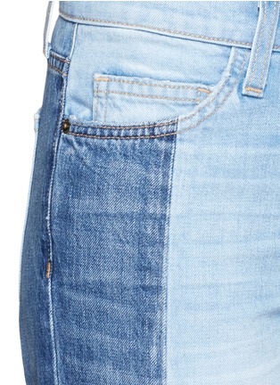 Detail View - Click To Enlarge - CURRENT/ELLIOTT - 'The Seamed Vintage Straight' cropped jeans
