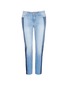 Main View - Click To Enlarge - CURRENT/ELLIOTT - 'The Seamed Vintage Straight' cropped jeans