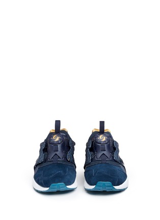 Front View - Click To Enlarge - PUMA - 'Disc Blaze Venus' suede mesh sneakers