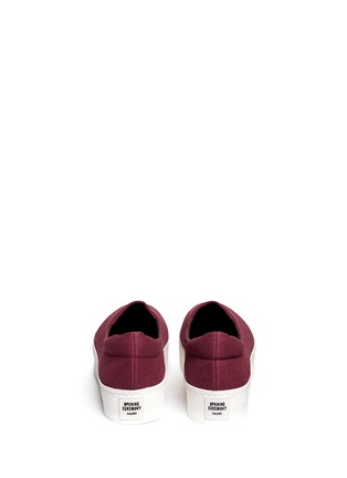Back View - Click To Enlarge - OPENING CEREMONY - Twill flatform skate slip-ons