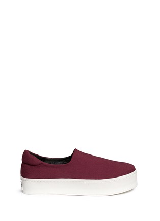 Main View - Click To Enlarge - OPENING CEREMONY - Twill flatform skate slip-ons