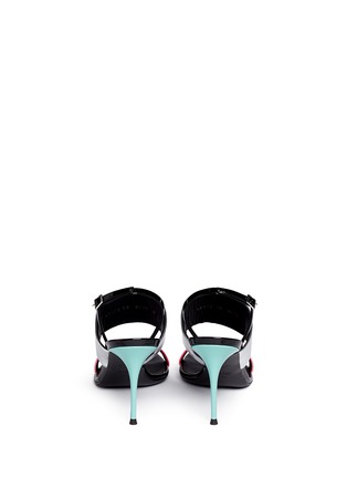 Back View - Click To Enlarge - 73426 - 'Mistico' leather slingback sandals