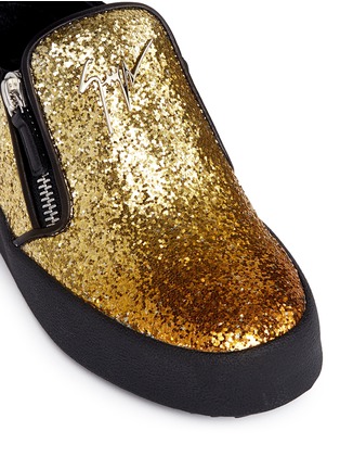 Detail View - Click To Enlarge - 73426 - 'May' dégradé glitter zip sneakers