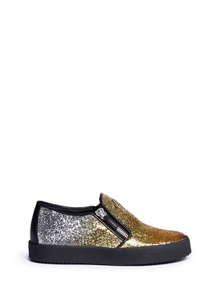 Main View - Click To Enlarge - 73426 - 'May' dégradé glitter zip sneakers