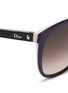 Detail View - Click To Enlarge - DIOR - 'Montaigne' colourblock acetate oversize butterfly sunglasses