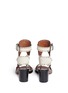 Back View - Click To Enlarge - ISABEL MARANT - 'Jaeryn' eyelet suede sandals