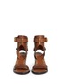 Front View - Click To Enlarge - ISABEL MARANT - 'Jaeryn' rivet leather sandal boots