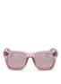 Main View - Click To Enlarge - VALENTINO GARAVANI - 'Rockstud' square frame acetate sunglasses