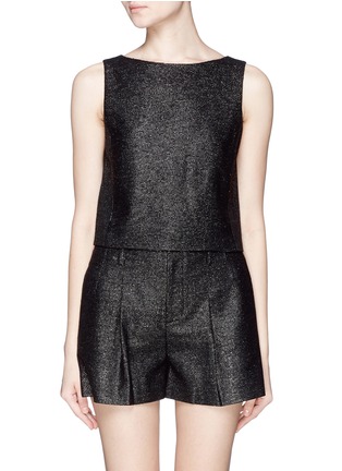 Main View - Click To Enlarge - ALICE & OLIVIA - 'Luanna' boat neck sleeveless top