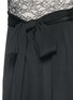 Detail View - Click To Enlarge - ALICE & OLIVIA - 'Rona' floral lace bodice jumpsuit