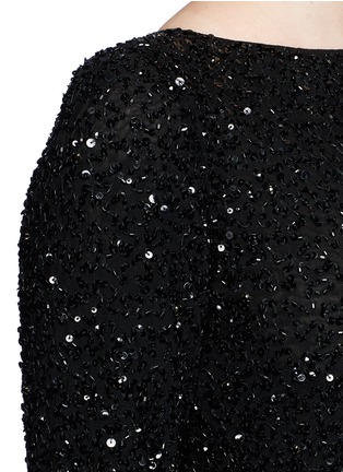 Detail View - Click To Enlarge - ALICE & OLIVIA - 'Lacey' embellished cropped top