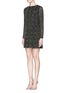 Front View - Click To Enlarge - ALICE & OLIVIA - 'Marcia' beaded shift dress