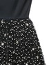 Detail View - Click To Enlarge - ALICE & OLIVIA - 'Rosy' embellished collar combo midi dress