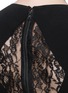 Detail View - Click To Enlarge - ALICE & OLIVIA - 'Kiara' lace back ostrich feather dress