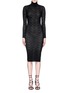 Main View - Click To Enlarge - ALICE & OLIVIA - 'Fergie' lacework wool knit dress