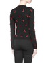 Back View - Click To Enlarge - ALICE & OLIVIA - 'Sabine' bow appliqué wool knit cardigan