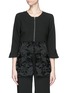 Main View - Click To Enlarge - ELLERY - 'Marianne' Italian guipure lace crepe zip tunic top