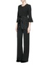 Figure View - Click To Enlarge - ELLERY - 'Marianne' Italian guipure lace crepe zip tunic top