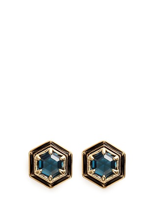 Main View - Click To Enlarge - LULU FROST - 'Nicandra' glass crystal stud earrings