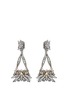 Main View - Click To Enlarge - LULU FROST - 'Larkspur' floral crystal pavé drop earrings