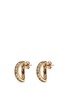 Main View - Click To Enlarge - LULU FROST - 'Veratrum' crystal pavé arch stud earrings