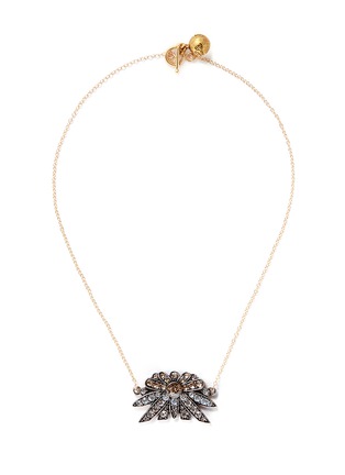 Main View - Click To Enlarge - LULU FROST - 'Larkspur' crystal pavé pendant necklace