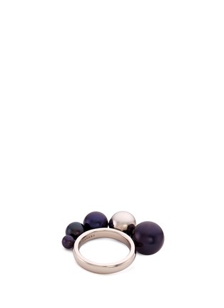  - TASAKI - 'Shell' freshwater pearl 18k white gold ring