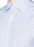 Detail View - Click To Enlarge - CANALI - Stripe cotton poplin shirt