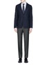 Figure View - Click To Enlarge - CANALI - Stripe cotton poplin shirt