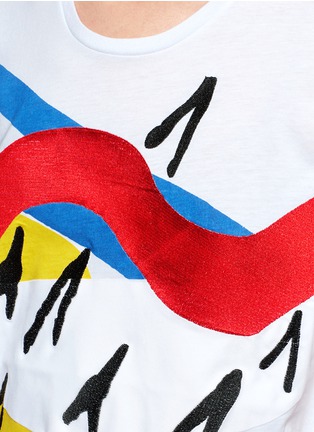 Detail View - Click To Enlarge - COCURATA - 'Trudy Benson' cotton jersey T-shirt