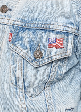 Detail View - Click To Enlarge - RE/DONE - 'The Girlfriend' denim jacket