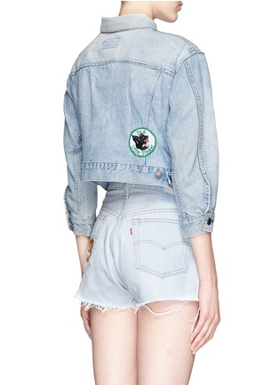 Back View - Click To Enlarge - RE/DONE - 'The Girlfriend' denim jacket