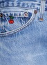 Detail View - Click To Enlarge - RE/DONE - Embroidery logo patch skinny jeans