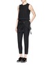 Figure View - Click To Enlarge - CYNTHIA & XIAO - Side flap paracord twill pants