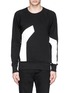 Main View - Click To Enlarge - SIKI IM / DEN IM - Contrast irregular shape print cotton sweatshirt
