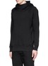Front View - Click To Enlarge - SIKI IM / DEN IM - Mock funnel neck cotton hoodie