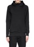 Main View - Click To Enlarge - SIKI IM / DEN IM - Mock funnel neck cotton hoodie