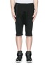 Main View - Click To Enlarge - SIKI IM / DEN IM - Off-centre drawstring drop crotch shorts