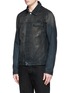 Front View - Click To Enlarge - SIKI IM / DEN IM - Dye cotton selvedge denim jacket