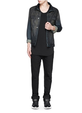 Figure View - Click To Enlarge - SIKI IM / DEN IM - Dye cotton selvedge denim jacket