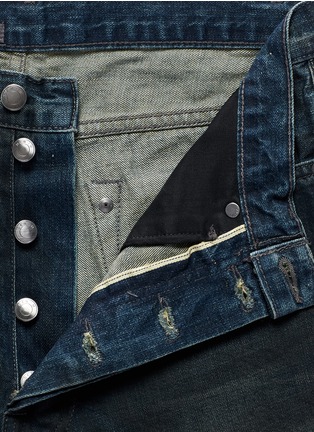 Detail View - Click To Enlarge - SIKI IM / DEN IM - 'Peg' gradient wash denim cropped jeans