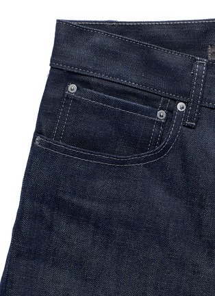  - SIKI IM / DEN IM - 'Peg' contrast print selvedge jeans