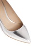 Detail View - Click To Enlarge - NICHOLAS KIRKWOOD - Triangle heel mirror leather pumps
