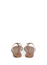 Back View - Click To Enlarge - TORY BURCH - 'T Logo' leather flat thong sandals