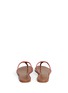 Back View - Click To Enlarge - TORY BURCH - 'T Logo' leather flat thong sandals
