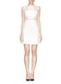 Main View - Click To Enlarge - SELF-PORTRAIT - 'White Reflections' arrow embellished bandeau dress