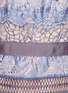 Detail View - Click To Enlarge - SELF-PORTRAIT - 'Fantasia' lace stripe dress