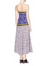 Back View - Click To Enlarge - STELLA MCCARTNEY - Blossom print elastic strapless silk dress