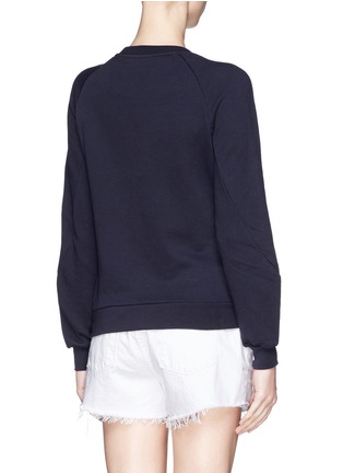 Back View - Click To Enlarge - STELLA MCCARTNEY - Gemstone appliqué sweatshirt