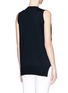 Back View - Click To Enlarge - STELLA MCCARTNEY - Silk scarf knit top